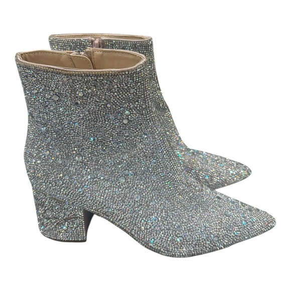 Betsey Johnson Glittering Ankle Booties - Picture 4 of 10
